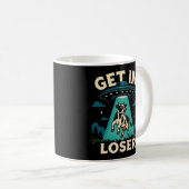 Hübsche Kuhentführung durch UFO Kaffeetasse (VorderseiteRechts)