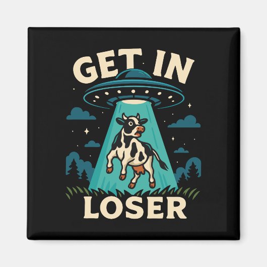 Hübsche Kuhentführung durch UFO Magnet (Vorne)