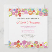 Hübsche kundenspezifische Brautparty-mit Einladung (Rückseite)