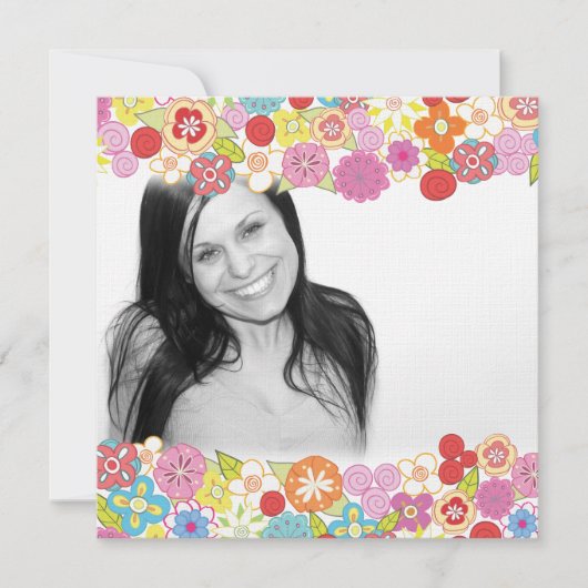 Hübsche kundenspezifische Brautparty-mit Einladung (Vorderseite)