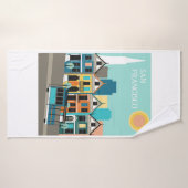 Hübsche Kunst San Francisco Badehandtuch (Badehandtuch)