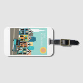 Hübsche Kunst San Francisco Gepäckanhänger (Vorderseite (Horizontal))