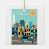 Hübsche Kunst San Francisco Keramikornament (Rückseite)