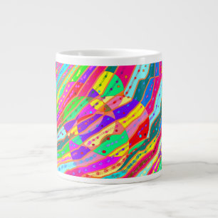 Hübsche Kunstdekoration, so süß wie Bonbons Jumbo-Tasse