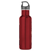 Hübsche Kunstkollektion Edelstahlflasche (Rückseite)