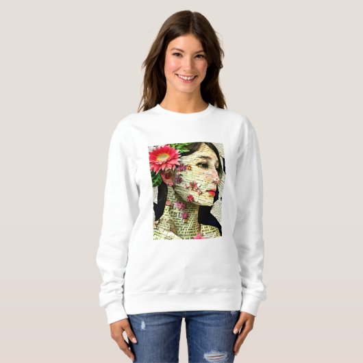 Hübsche Kunstkollektion Sweatshirt (Vorne ganz)