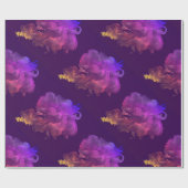 Hübsche künstlerische abstrakte Samtfarbe Geschenkpapier (Flach)