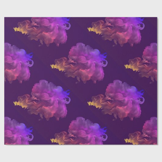 Hübsche künstlerische abstrakte Samtfarbe Geschenkpapier (Flach)