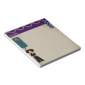 Hübsche Lady Inspiration Quote Scrapbook Notizblock (angewinkelt)