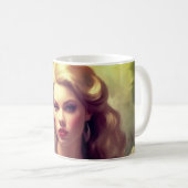 Hübsche Lady Kaffeetasse (VorderseiteRechts)