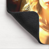 Hübsche Lady Mousepad (Ecke)