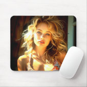 Hübsche Lady Mousepad (Mit Mouse)
