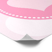 Hübsche Ladybugs & Blume Poster/Banner Groß Poster (Ecke)