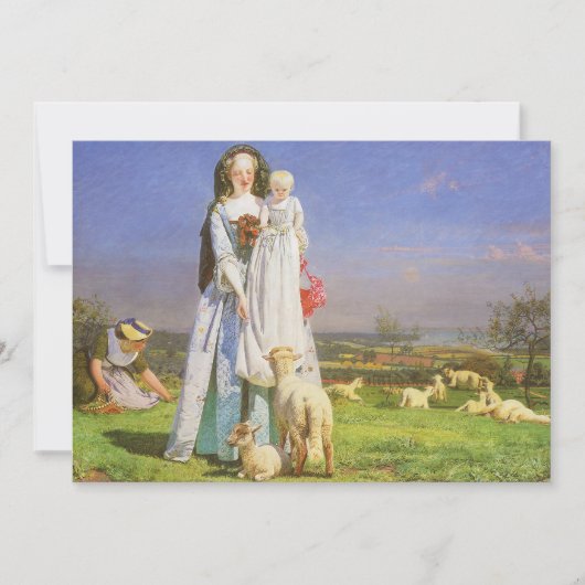 Hübsche Lämmer by Ford Madox Brown (Vorderseite)
