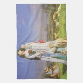 Hübsche Lämmer by Ford Madox Brown Geschirrtuch (Vertikal)