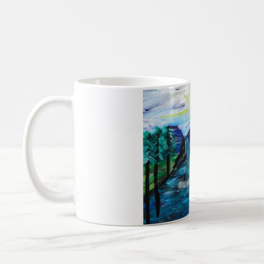 Hübsche Landschaft Kaffeetasse (Links)