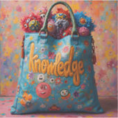 Hübsche Lappen mit Wissen Aufkleber (Vorderseite)