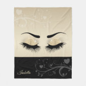 Hübsche Lashes Fleecedecke (Vorderseite)
