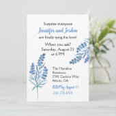 Hübsche Lässige Einladung zur Hochzeit (Stehend Vorderseite)