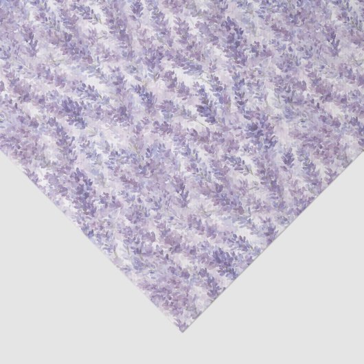 Hübsche Lavendel Blumen Geburtstag Seidenpapier (Ausschnitt)