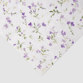 Hübsche Lavendelblumen Geburtstag Seidenpapier (Ausschnitt)