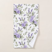 Hübsche Lavendelblüten  Badhandtuch Set (Handtuch)