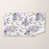 Hübsche Lavendelblüten  Badhandtuch Set (Handtuch)