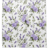 Hübsche Lavendelblüten  Duschvorhang (Vorderseite)