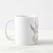 Hübsche Lavendelblüten Kaffeetasse (Links)