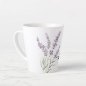 Hübsche Lavendelblüten Milchtasse (Linke Ecke)