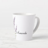 Hübsche Lavendelblüten Milchtasse (Rechte Ecke)