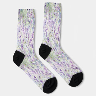 Hübsche Lavendelblüten Socken
