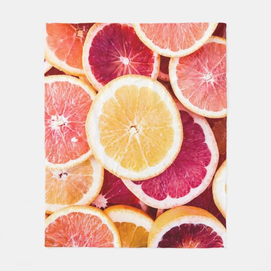 Hübsche Lebensmittel Fleecedecke (Vorderseite)