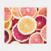 Hübsche Lebensmittel Fleecedecke (Vorderseite (Horizontal))