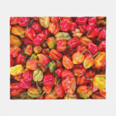 Hübsche Lebensmittel Fleecedecke (Vorderseite (Horizontal))