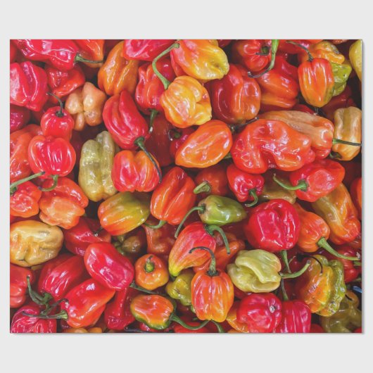 Hübsche Lebensmittel Geschenkpapier (Flach)