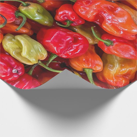 Hübsche Lebensmittel Geschenkpapier (Ecke)