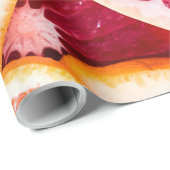 Hübsche Lebensmittel Geschenkpapier (Rolleneckpunkt)