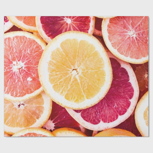 Hübsche Lebensmittel Geschenkpapier (Flach)