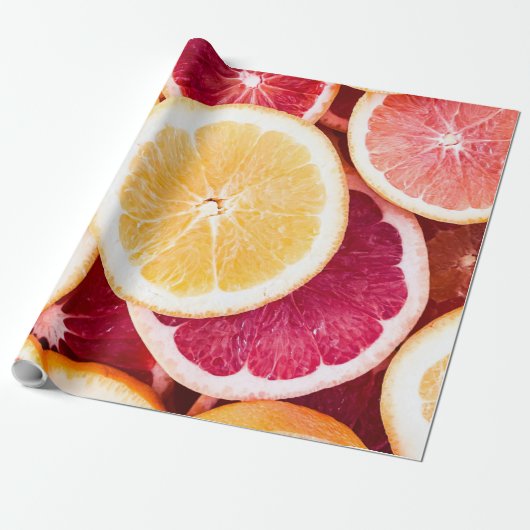 Hübsche Lebensmittel Geschenkpapier (Ungerollt)