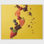 Hübsche Lebensmittel Geschenkpapier (Flach)