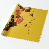 Hübsche Lebensmittel Geschenkpapier (Ungerollt)