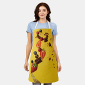 Hübsche Lebensmittel Schürze (Getragen)