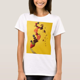 Hübsche Lebensmittel T-Shirt