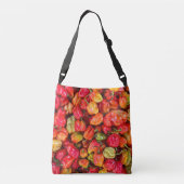 Hübsche Lebensmittel Tragetaschen Mit Langen Trägern (Rückseite)