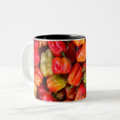 Hübsche Lebensmittel Zweifarbige Tasse (Vorderseite Links)