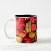 Hübsche Lebensmittel Zweifarbige Tasse (Links)