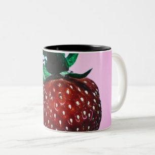 Hübsche Lebensmittel Zweifarbige Tasse