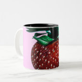 Hübsche Lebensmittel Zweifarbige Tasse (Vorderseite Links)