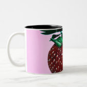 Hübsche Lebensmittel Zweifarbige Tasse (Links)